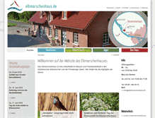 Tablet Screenshot of elbmarschenhaus.de